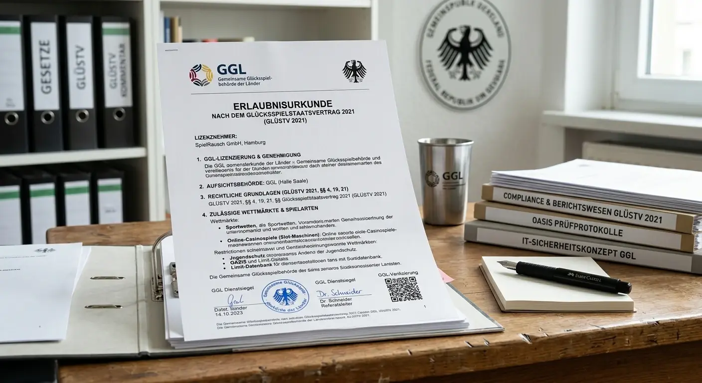 GlüStV 2021 Sportwetten Regulierung Deutschland -- GGL Lizenzierung LUGAS System und OASIS Spielersperre im deutschen Sportwettenrecht